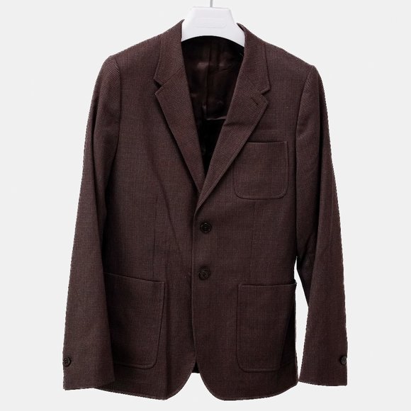 Paul Smith Brown Houndstooth Blazer - Picture 1 of 12